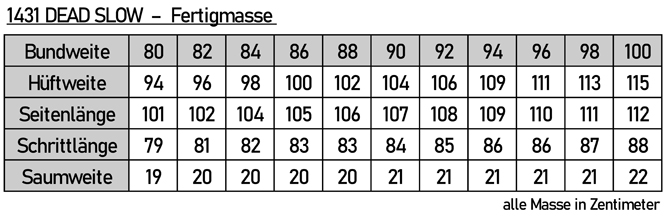 1431 Dead Slow Jeans Denim Pants Hose Luzi de Beaufort